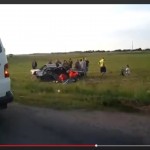  Tragiškos avarijos Juknaičių apylinkėse vietoje, medikų darbą stebėjo vaikai (video)