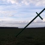 Vėtra išvartė ūkininkų protesto kryžius