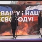 Maskvoje vyko mitingas už Ukrainos ir Rusijos laisvę