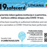 Lietuvos įmonė paviešino būsimas Covid19 skiepų korteles. Sistema bus paleista Liepą