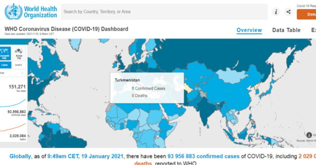 Turkmėnijoje nei vieno patvirtinto koronaviruso atvejo, kodėl kenčiantys nuo pandemijos nesikreipia į šią valstybę?